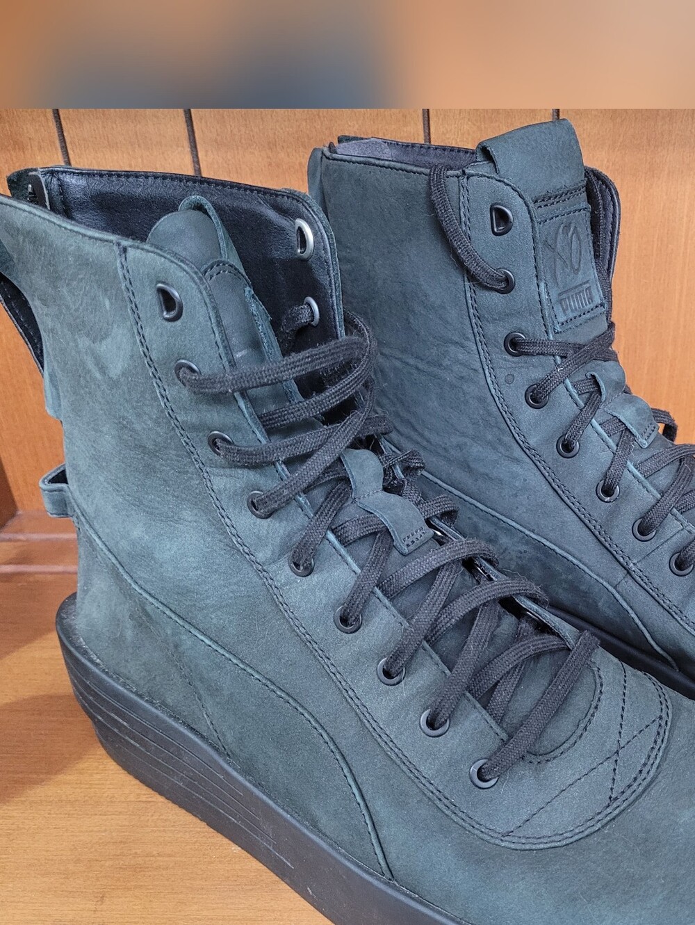 Men's Sz 12 - Puma XO The Weeknd x Parallel Triple Black sneaker Boot